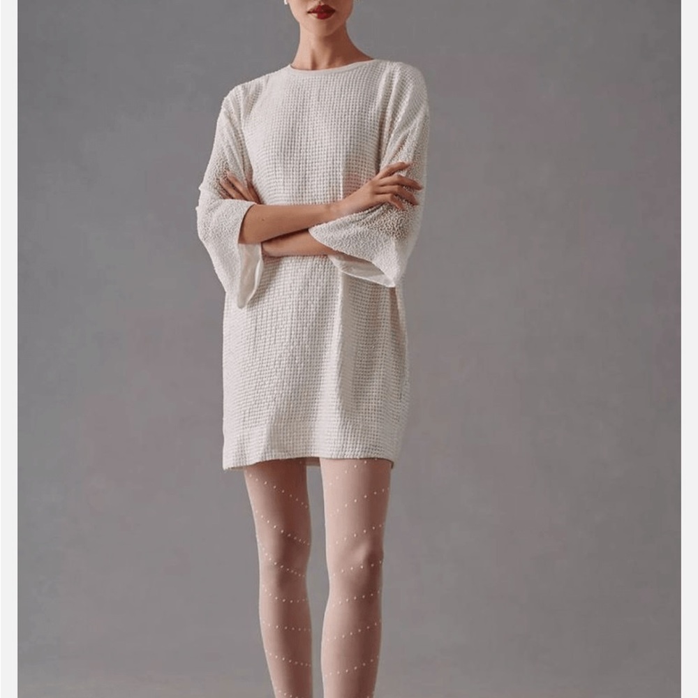 Anthropologie Sequin Shirt Dress